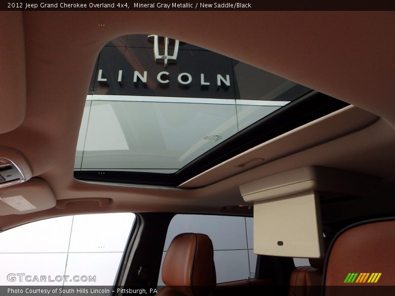 Mineral Gray Metallic / New Saddle/Black 2012 Jeep Grand Cherokee Overland 4x4
