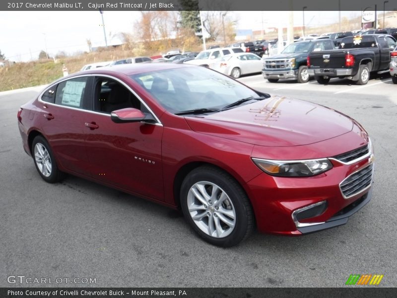 Cajun Red Tintcoat / Jet Black 2017 Chevrolet Malibu LT