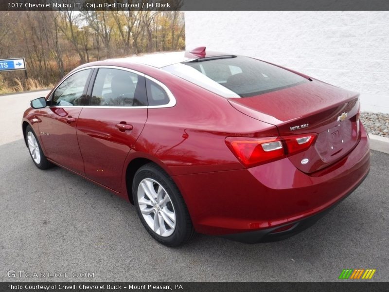 Cajun Red Tintcoat / Jet Black 2017 Chevrolet Malibu LT