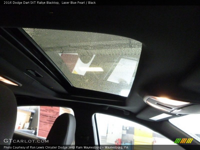 Laser Blue Pearl / Black 2016 Dodge Dart SXT Rallye Blacktop