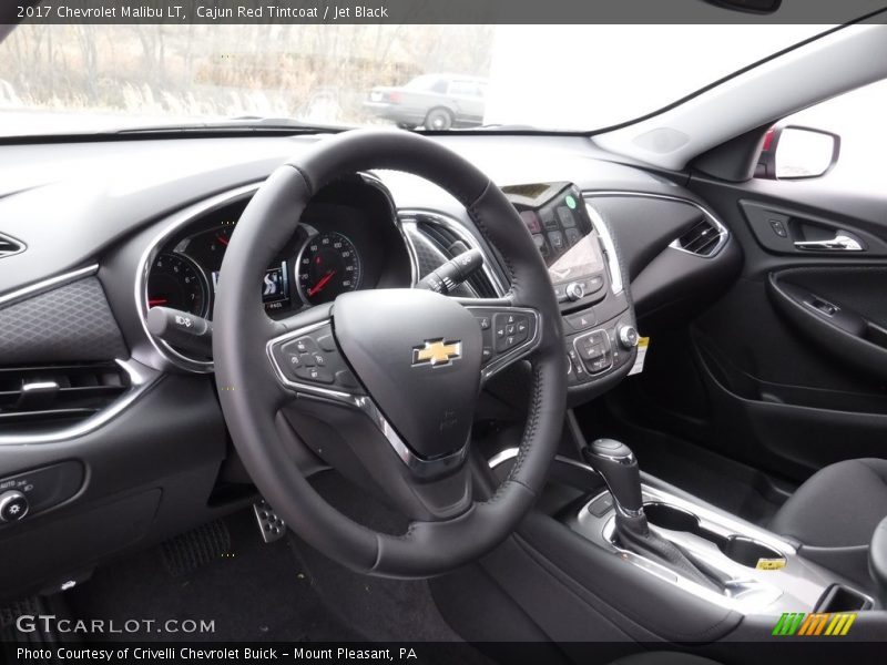 Cajun Red Tintcoat / Jet Black 2017 Chevrolet Malibu LT