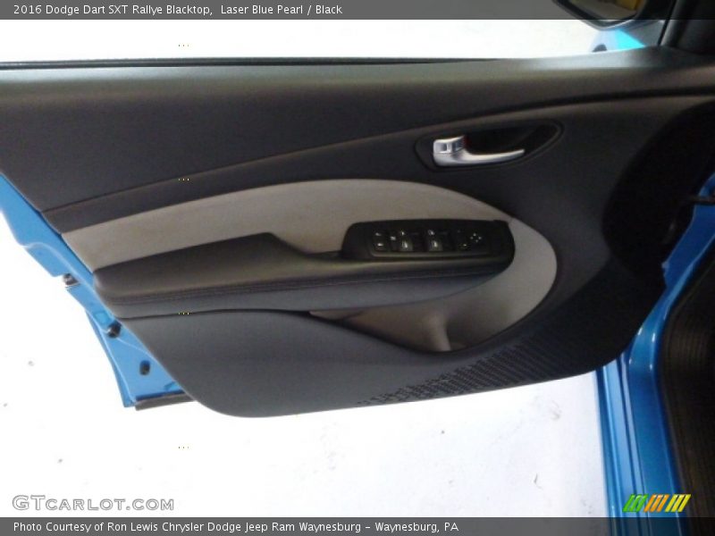Laser Blue Pearl / Black 2016 Dodge Dart SXT Rallye Blacktop