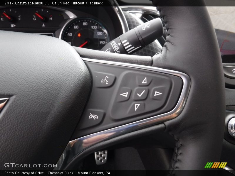 Cajun Red Tintcoat / Jet Black 2017 Chevrolet Malibu LT