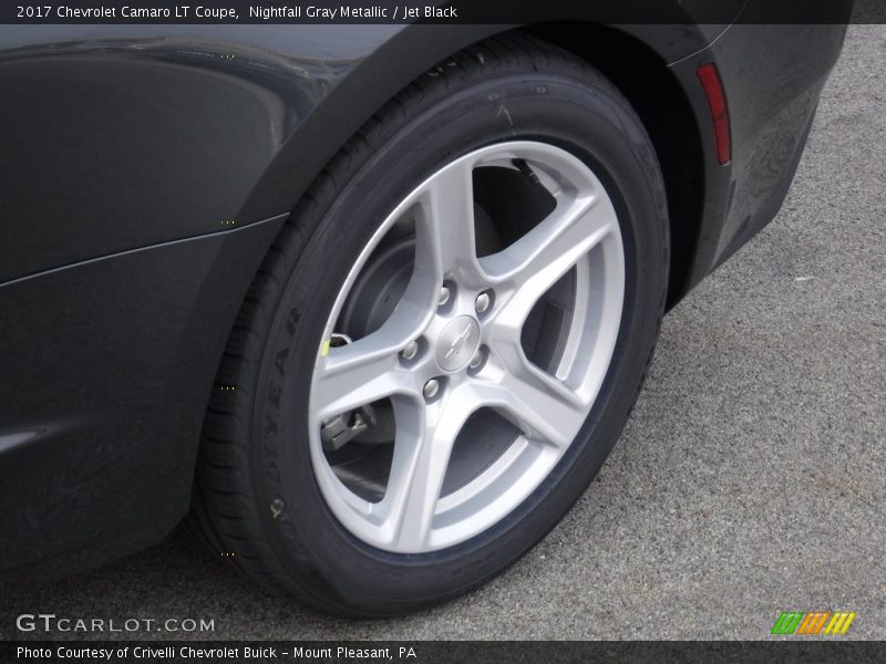 Nightfall Gray Metallic / Jet Black 2017 Chevrolet Camaro LT Coupe
