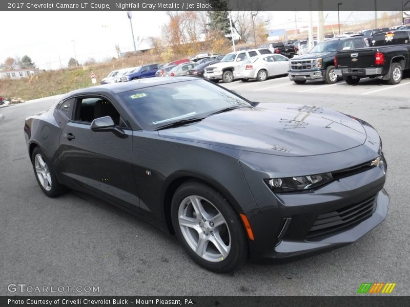 Nightfall Gray Metallic / Jet Black 2017 Chevrolet Camaro LT Coupe