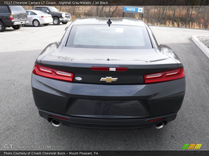 Nightfall Gray Metallic / Jet Black 2017 Chevrolet Camaro LT Coupe