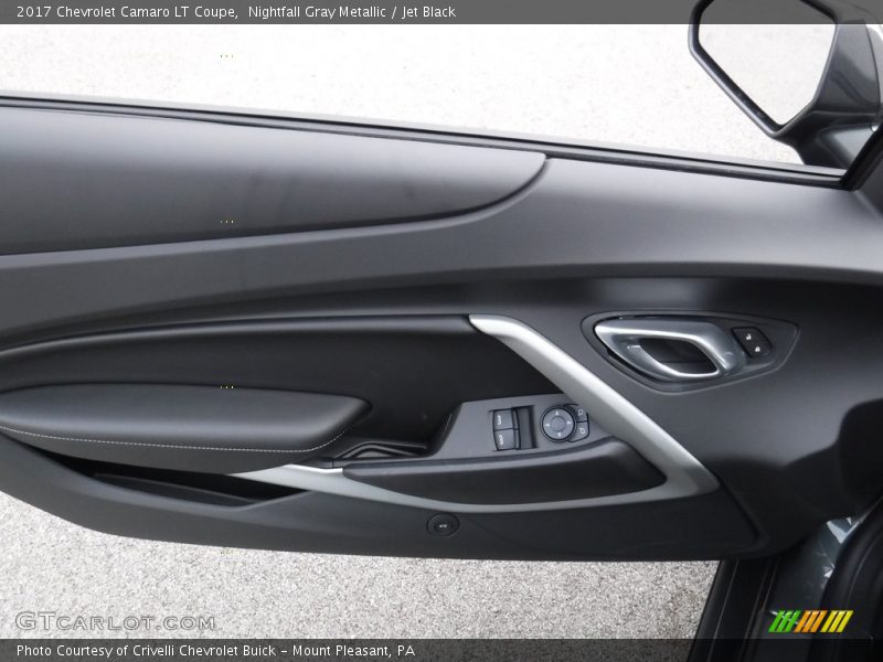 Nightfall Gray Metallic / Jet Black 2017 Chevrolet Camaro LT Coupe