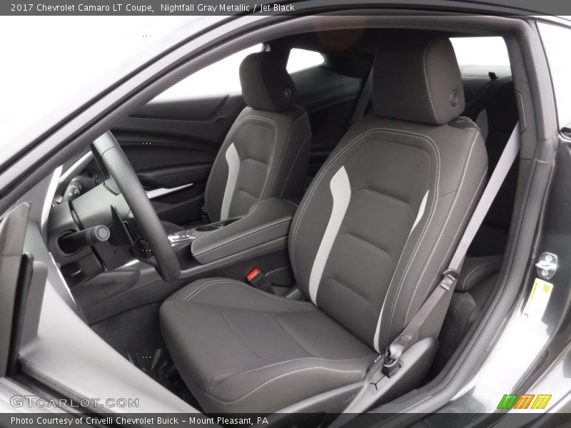 Nightfall Gray Metallic / Jet Black 2017 Chevrolet Camaro LT Coupe