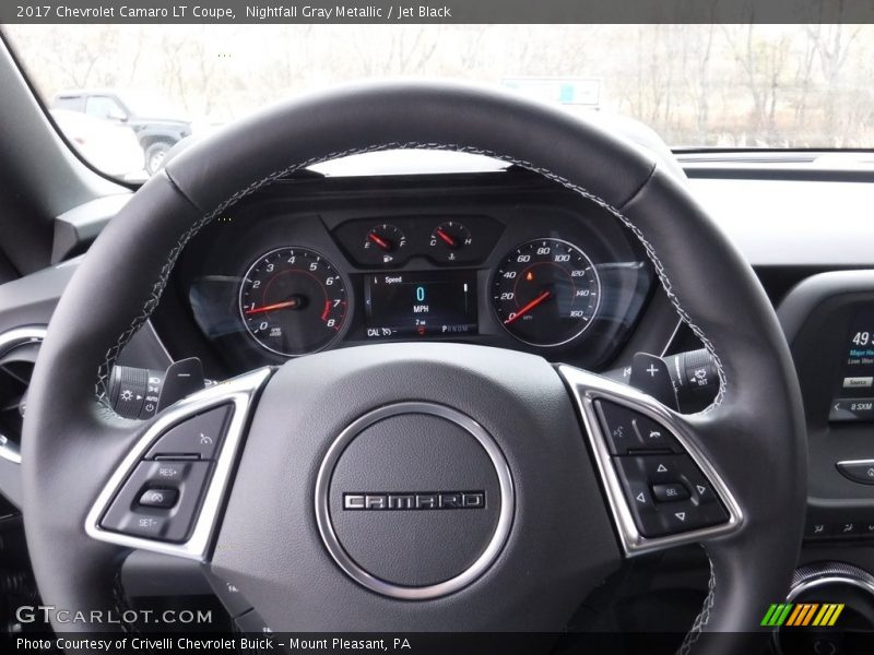 Nightfall Gray Metallic / Jet Black 2017 Chevrolet Camaro LT Coupe
