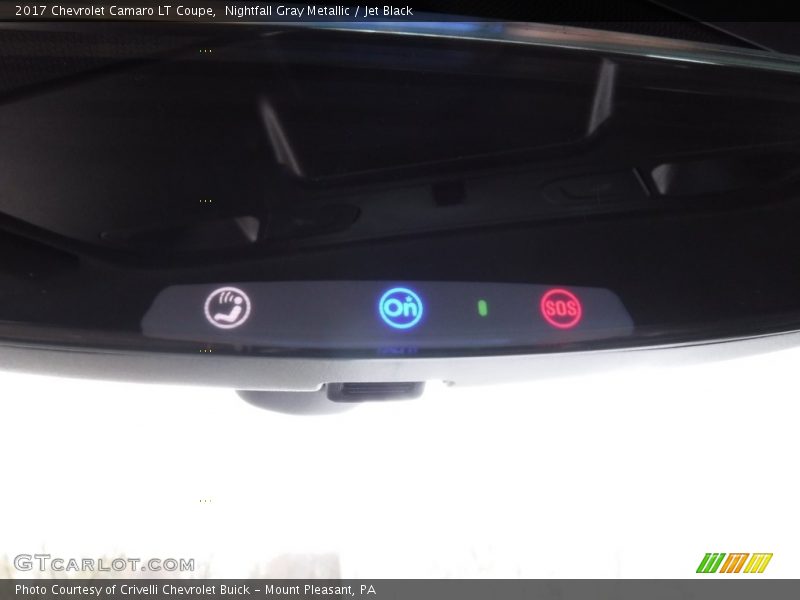 Nightfall Gray Metallic / Jet Black 2017 Chevrolet Camaro LT Coupe