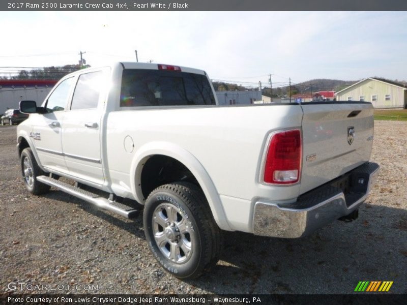 Pearl White / Black 2017 Ram 2500 Laramie Crew Cab 4x4