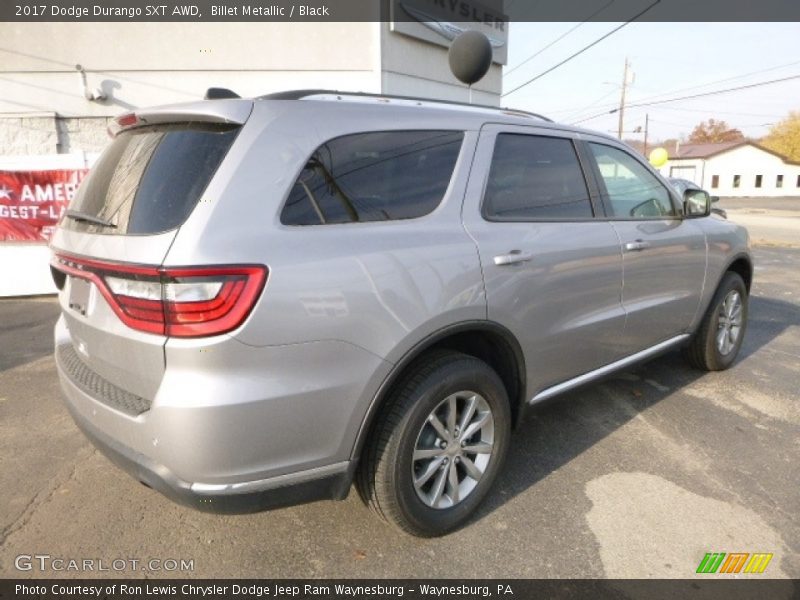 Billet Metallic / Black 2017 Dodge Durango SXT AWD