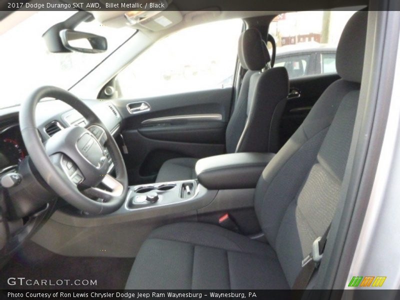 Front Seat of 2017 Durango SXT AWD