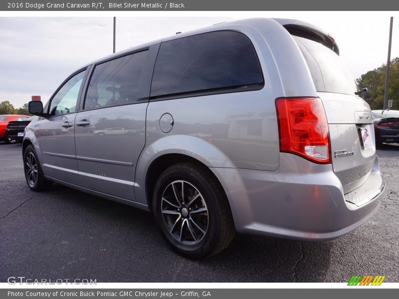 Billet Silver Metallic / Black 2016 Dodge Grand Caravan R/T