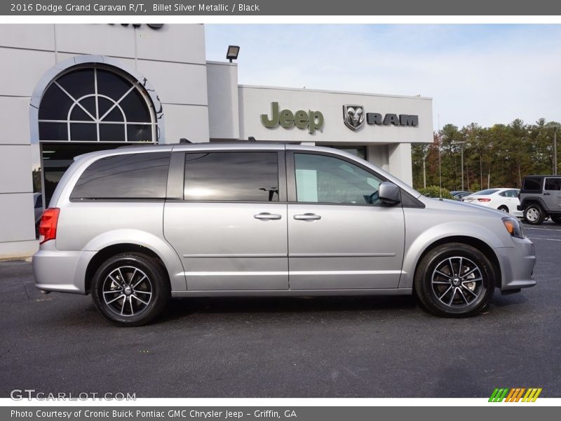 Billet Silver Metallic / Black 2016 Dodge Grand Caravan R/T