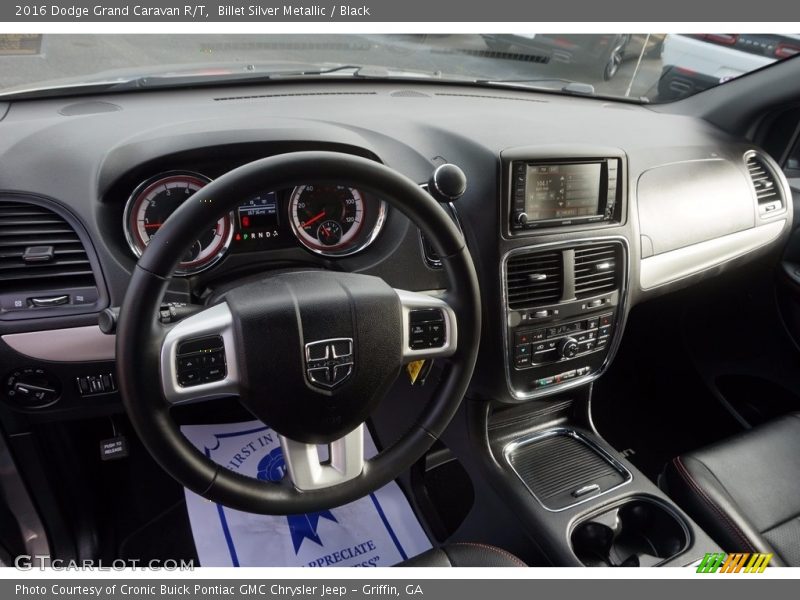 Billet Silver Metallic / Black 2016 Dodge Grand Caravan R/T