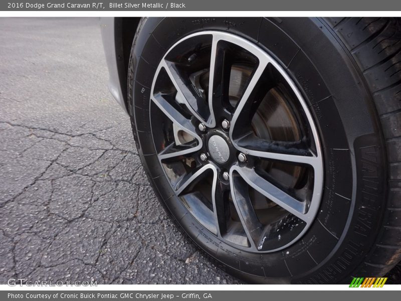 Billet Silver Metallic / Black 2016 Dodge Grand Caravan R/T