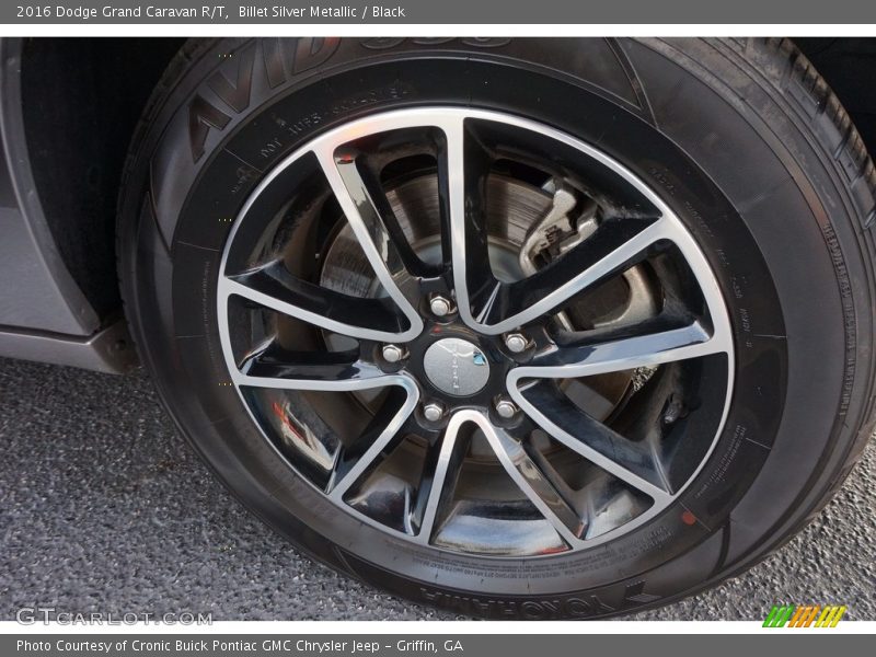 Billet Silver Metallic / Black 2016 Dodge Grand Caravan R/T