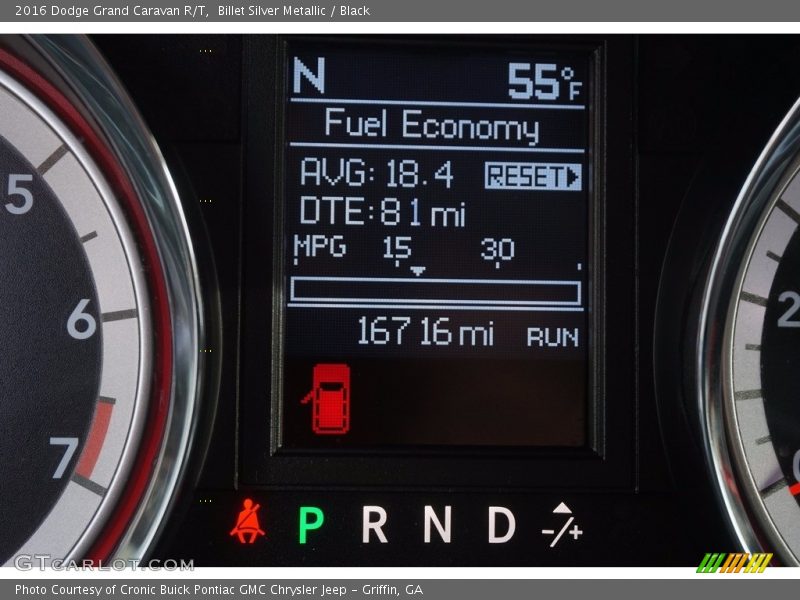 Billet Silver Metallic / Black 2016 Dodge Grand Caravan R/T