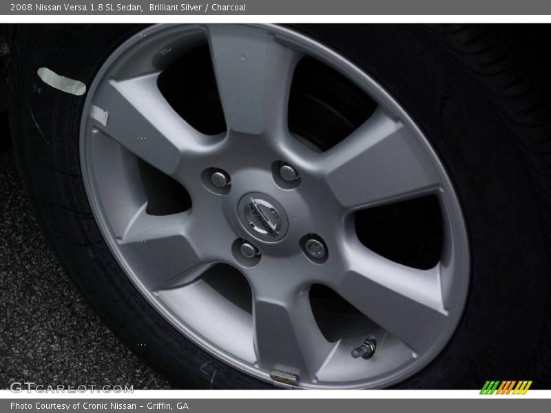 Brilliant Silver / Charcoal 2008 Nissan Versa 1.8 SL Sedan
