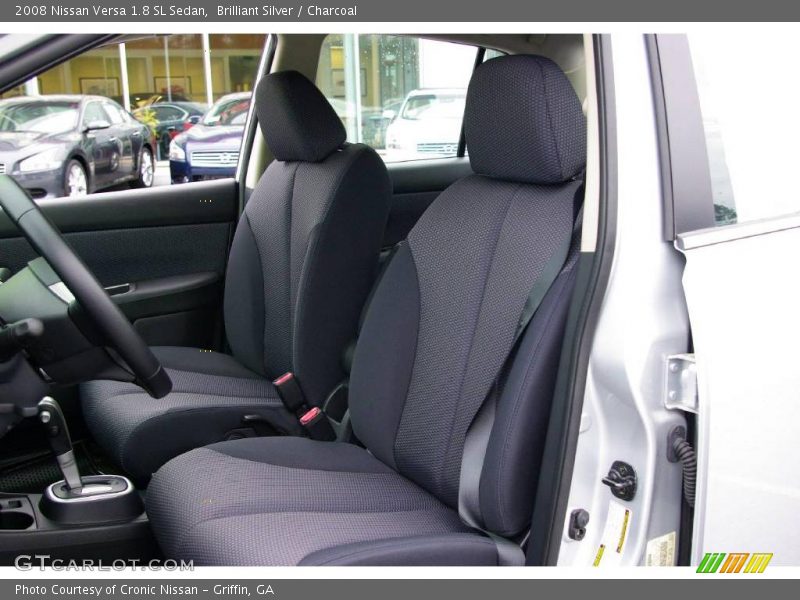 Brilliant Silver / Charcoal 2008 Nissan Versa 1.8 SL Sedan