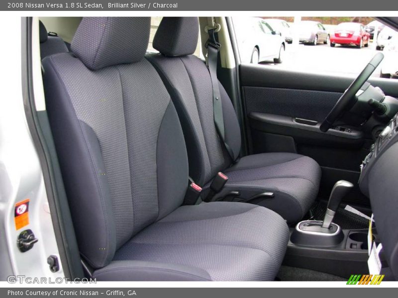Brilliant Silver / Charcoal 2008 Nissan Versa 1.8 SL Sedan