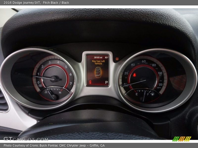  2016 Journey SXT SXT Gauges