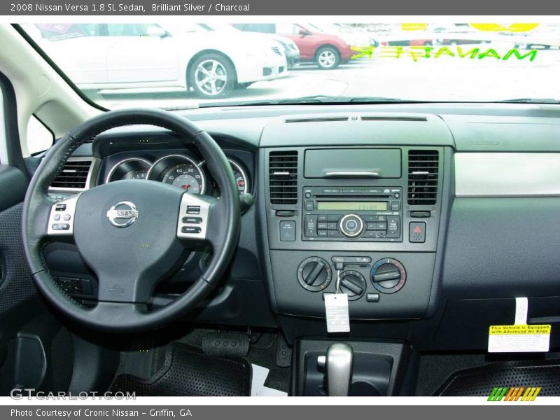 Brilliant Silver / Charcoal 2008 Nissan Versa 1.8 SL Sedan