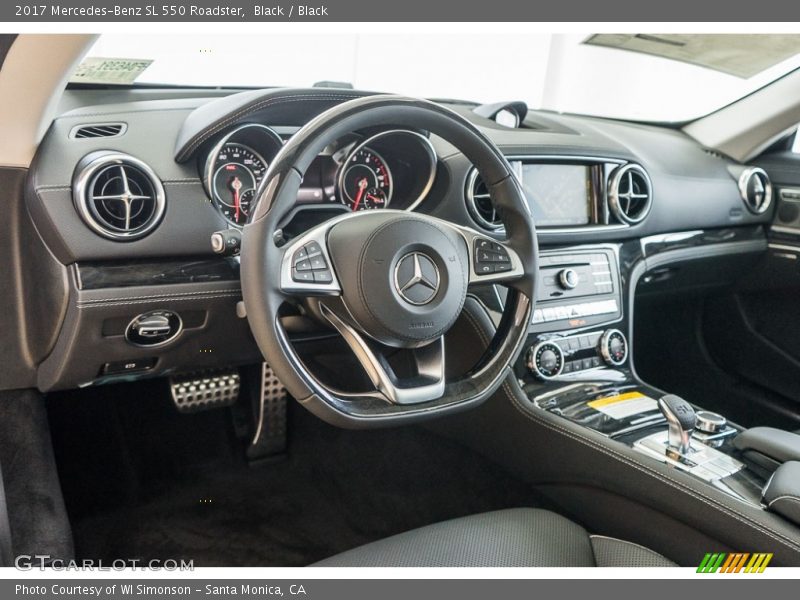 Dashboard of 2017 SL 550 Roadster