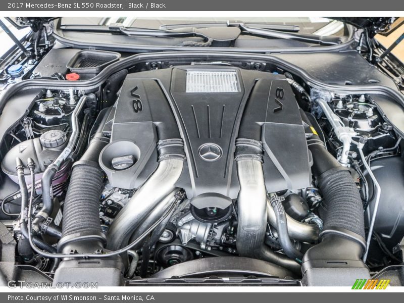  2017 SL 550 Roadster Engine - 4.7 Liter DI biturbo DOHC 32-Valve VVT V8