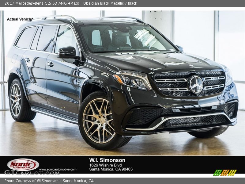 Obsidian Black Metallic / Black 2017 Mercedes-Benz GLS 63 AMG 4Matic