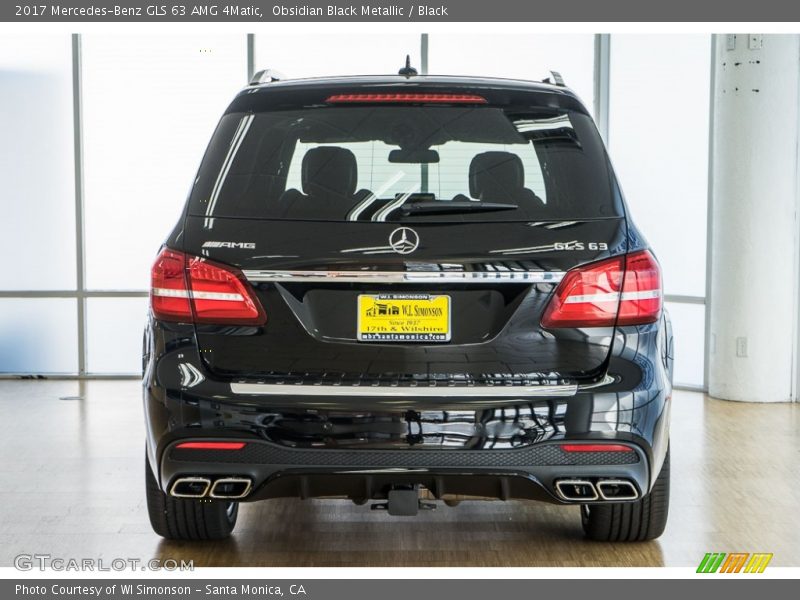 Obsidian Black Metallic / Black 2017 Mercedes-Benz GLS 63 AMG 4Matic