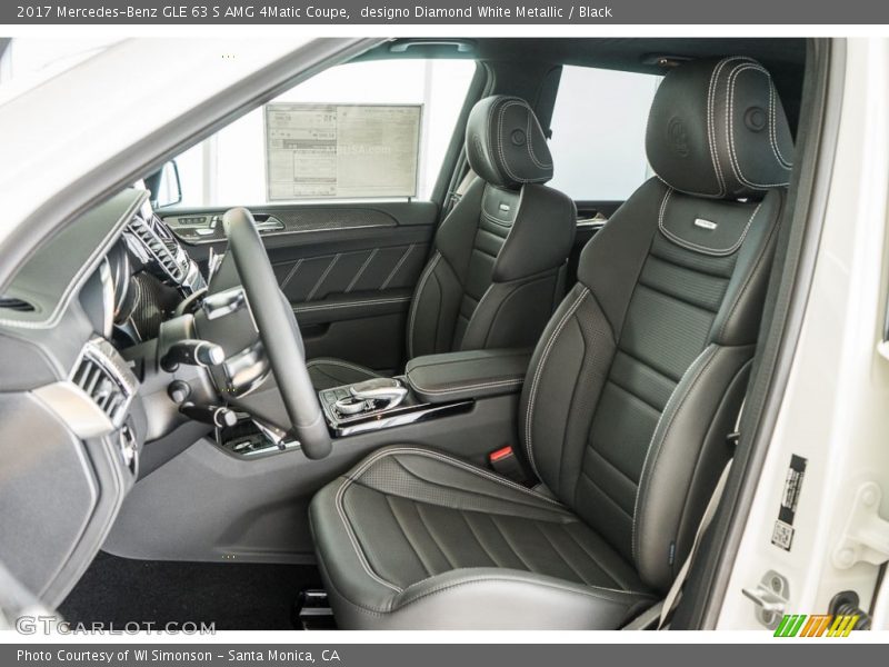 Front Seat of 2017 GLE 63 S AMG 4Matic Coupe