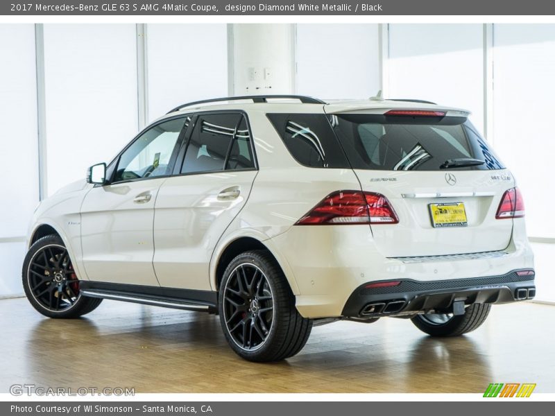 designo Diamond White Metallic / Black 2017 Mercedes-Benz GLE 63 S AMG 4Matic Coupe