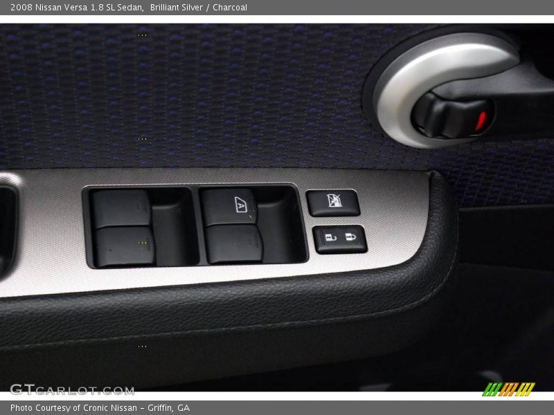 Brilliant Silver / Charcoal 2008 Nissan Versa 1.8 SL Sedan