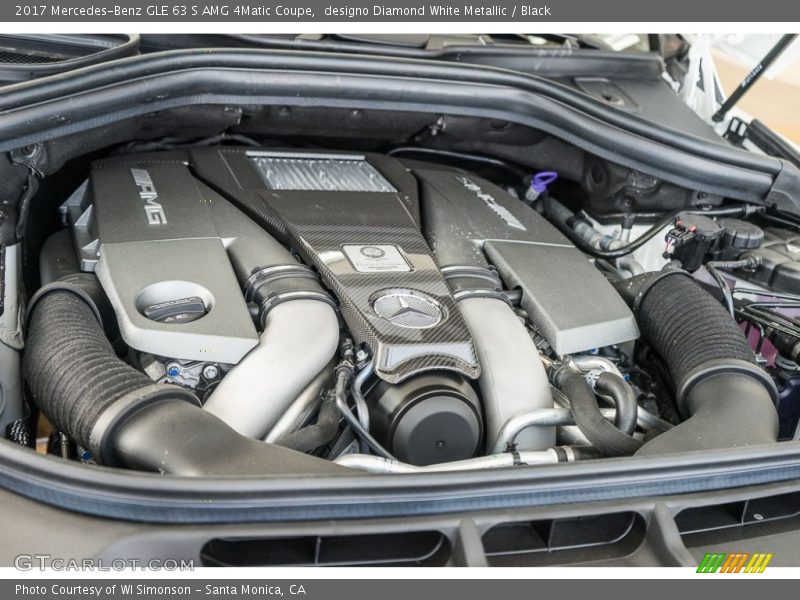  2017 GLE 63 S AMG 4Matic Coupe Engine - 5.5 Liter AMG DI biturbo DOHC 32-Valve VVT V8