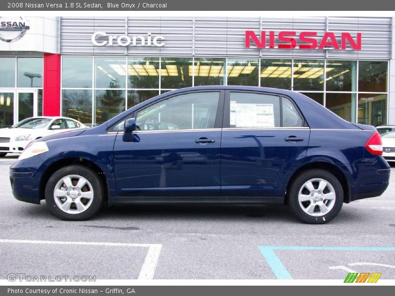Blue Onyx / Charcoal 2008 Nissan Versa 1.8 SL Sedan