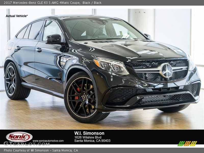 Black / Black 2017 Mercedes-Benz GLE 63 S AMG 4Matic Coupe