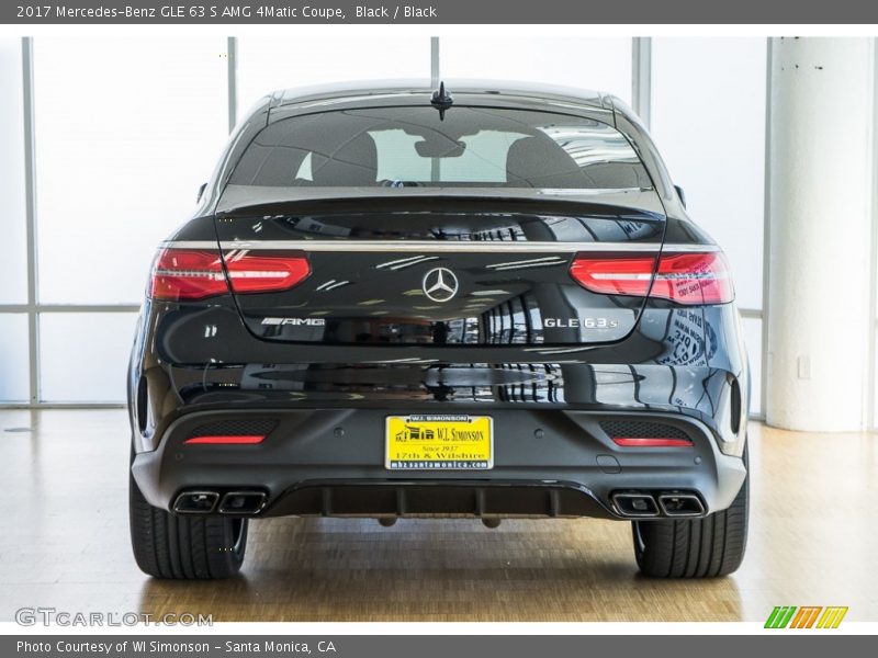 Black / Black 2017 Mercedes-Benz GLE 63 S AMG 4Matic Coupe