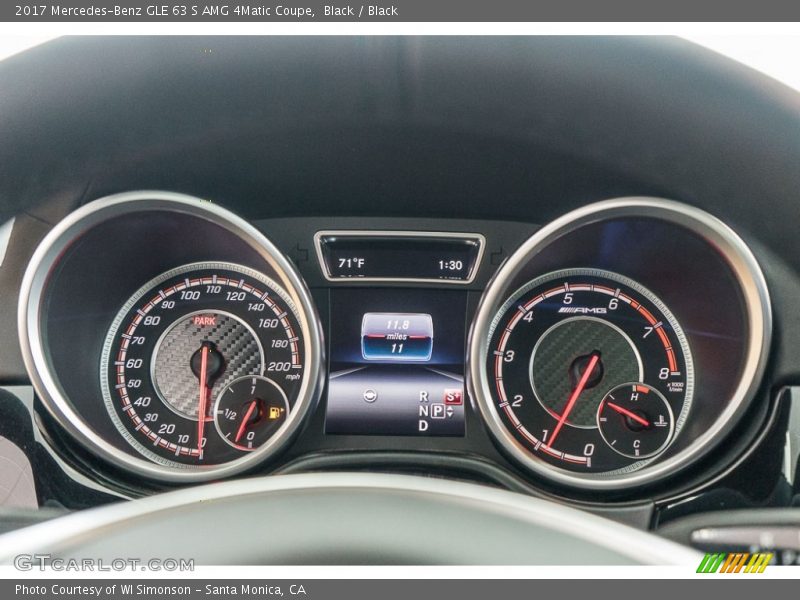  2017 GLE 63 S AMG 4Matic Coupe 63 S AMG 4Matic Coupe Gauges