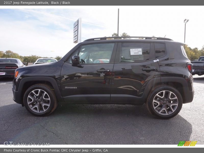 Black / Black 2017 Jeep Renegade Latitude