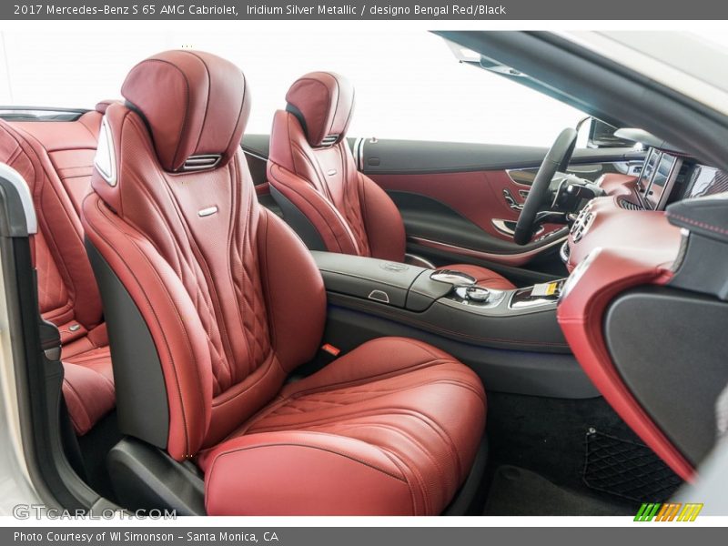 Front Seat of 2017 S 65 AMG Cabriolet