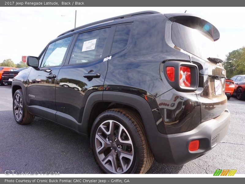 Black / Black 2017 Jeep Renegade Latitude