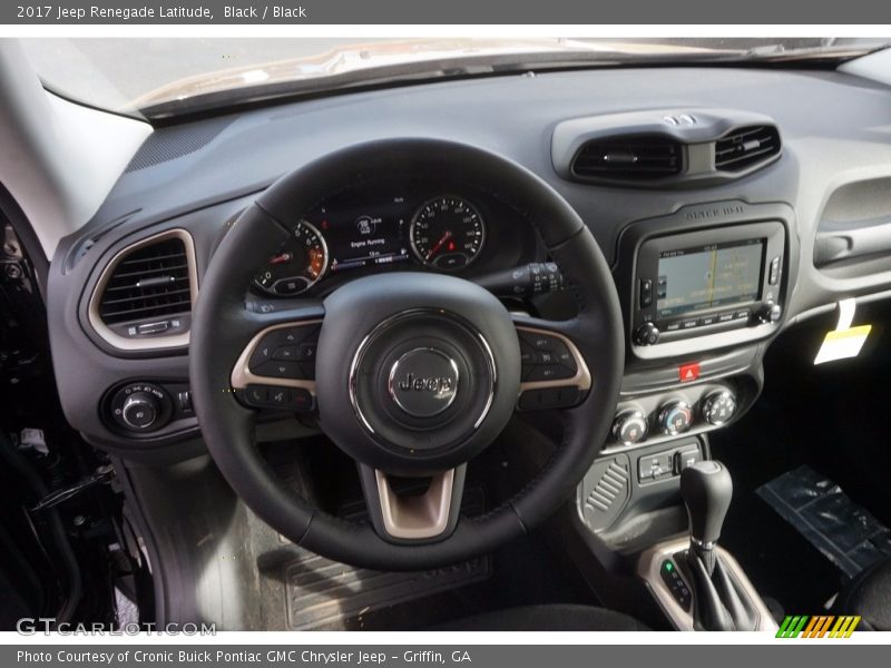 Black / Black 2017 Jeep Renegade Latitude
