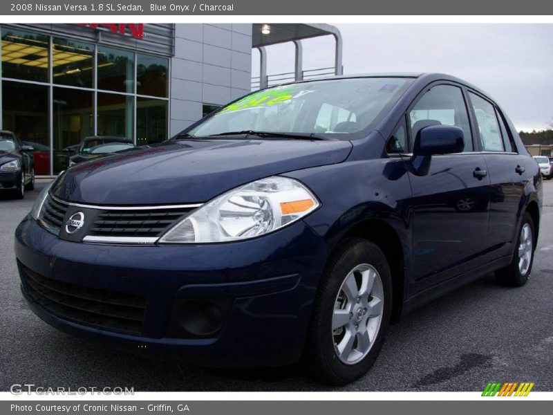 Blue Onyx / Charcoal 2008 Nissan Versa 1.8 SL Sedan