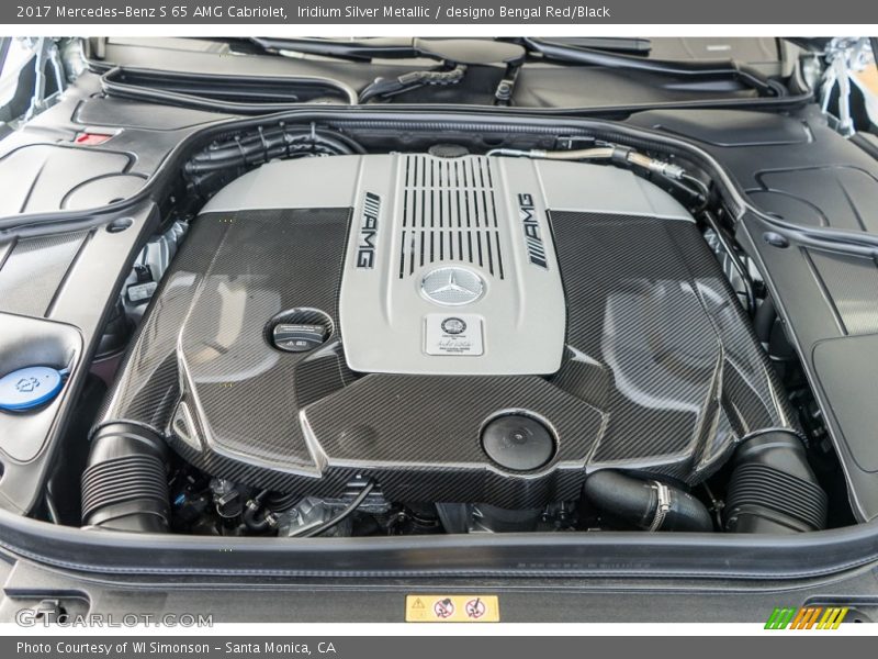  2017 S 65 AMG Cabriolet Engine - 6.0 Liter AMG biturbo SOHC 36-Valve V12