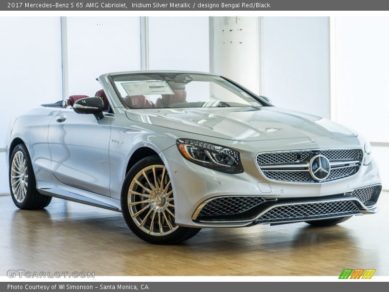Front 3/4 View of 2017 S 65 AMG Cabriolet