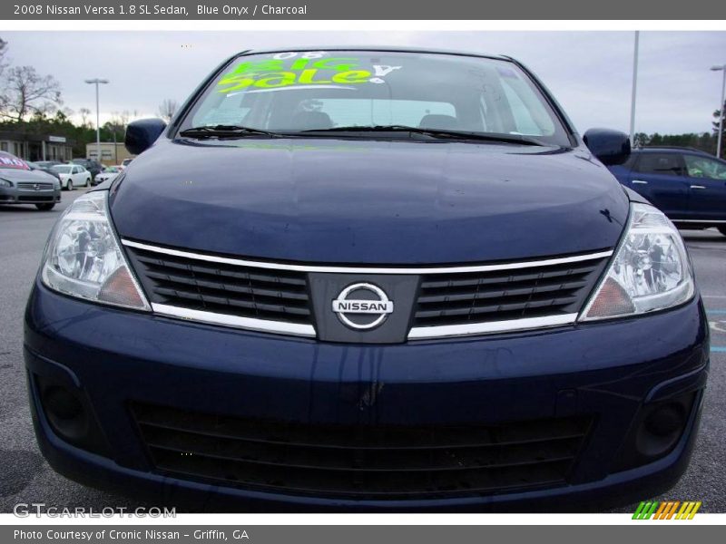 Blue Onyx / Charcoal 2008 Nissan Versa 1.8 SL Sedan