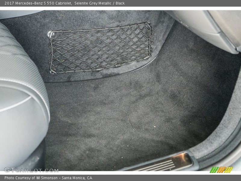 Selenite Grey Metallic / Black 2017 Mercedes-Benz S 550 Cabriolet