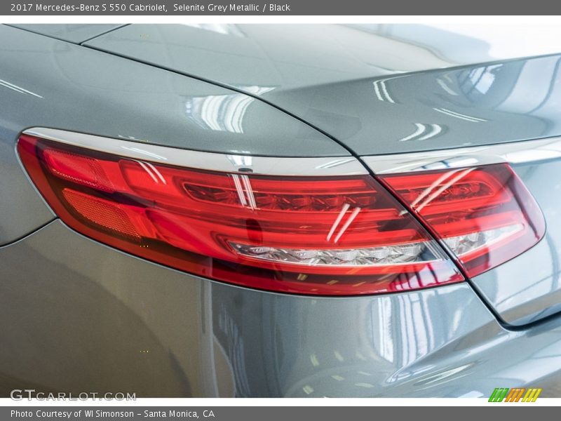 Selenite Grey Metallic / Black 2017 Mercedes-Benz S 550 Cabriolet